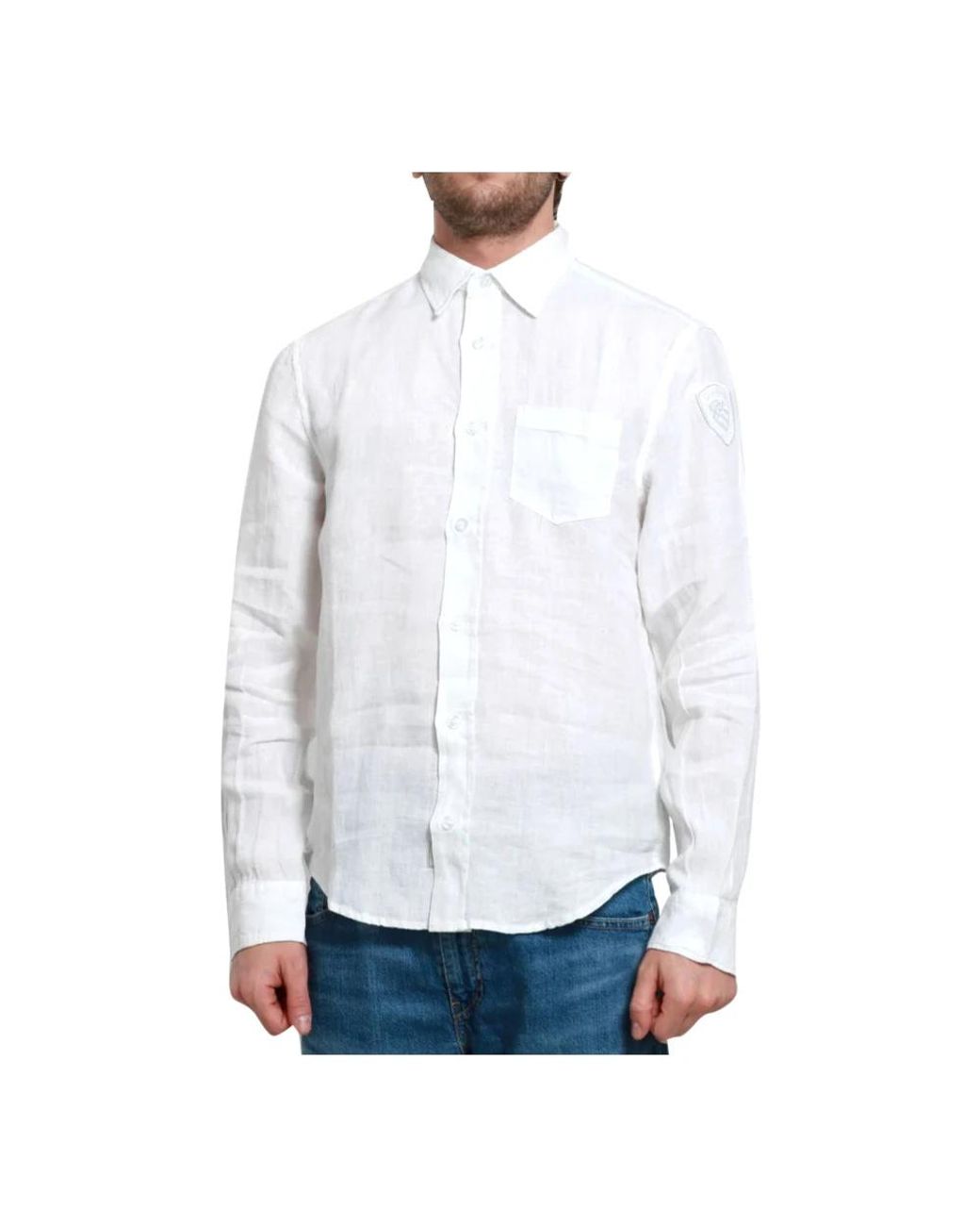 Blauer White Formal Shirts for men