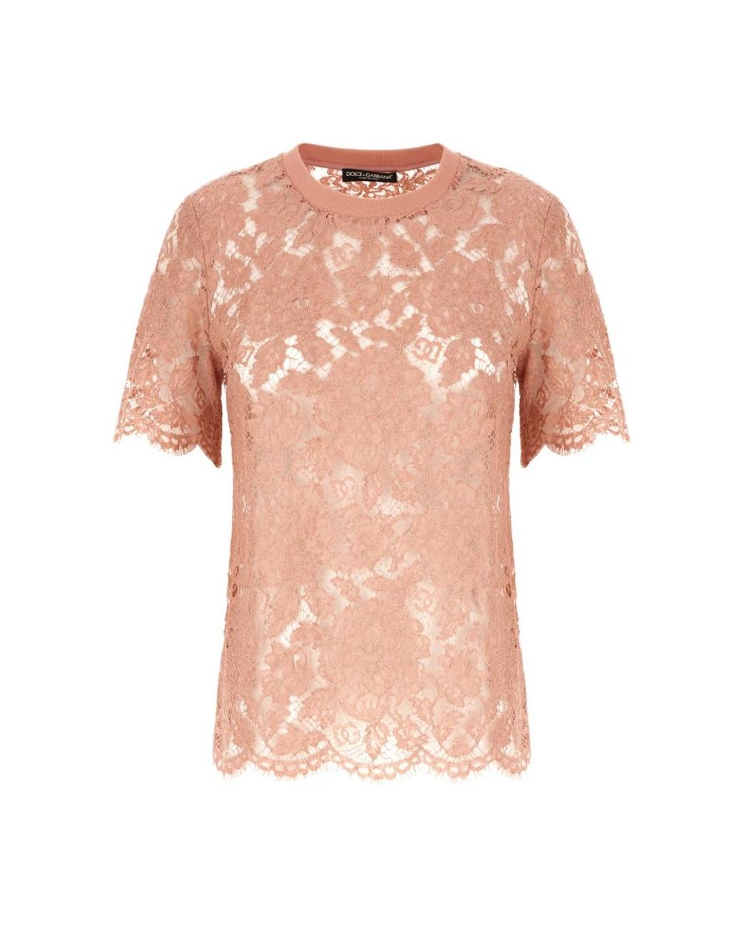 Dolce & Gabbana Pink Blouses