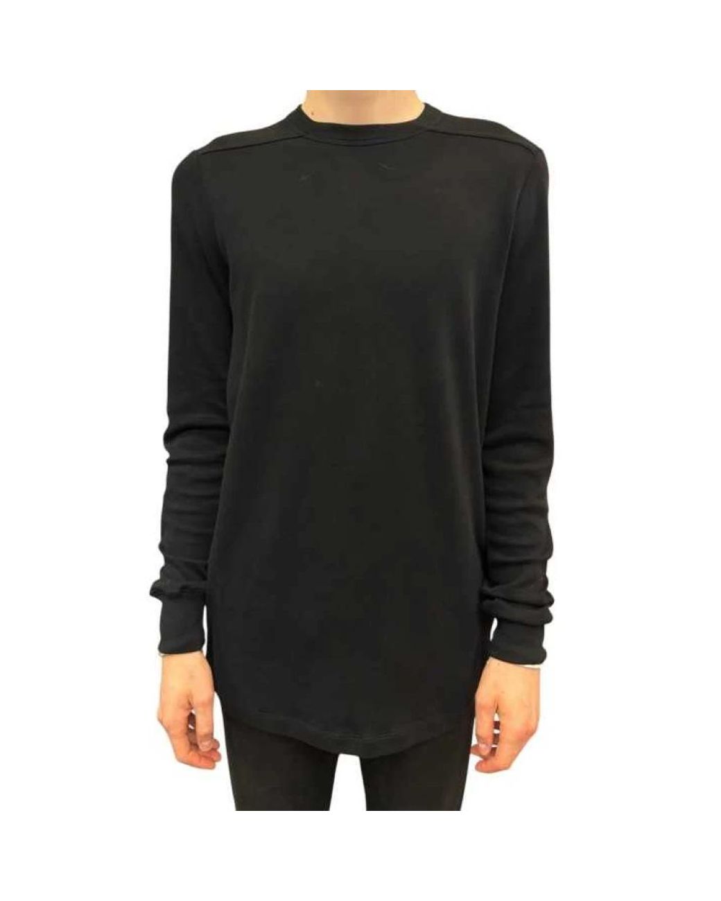 Rick Owens Black Long Sleeve T-Shirts for men