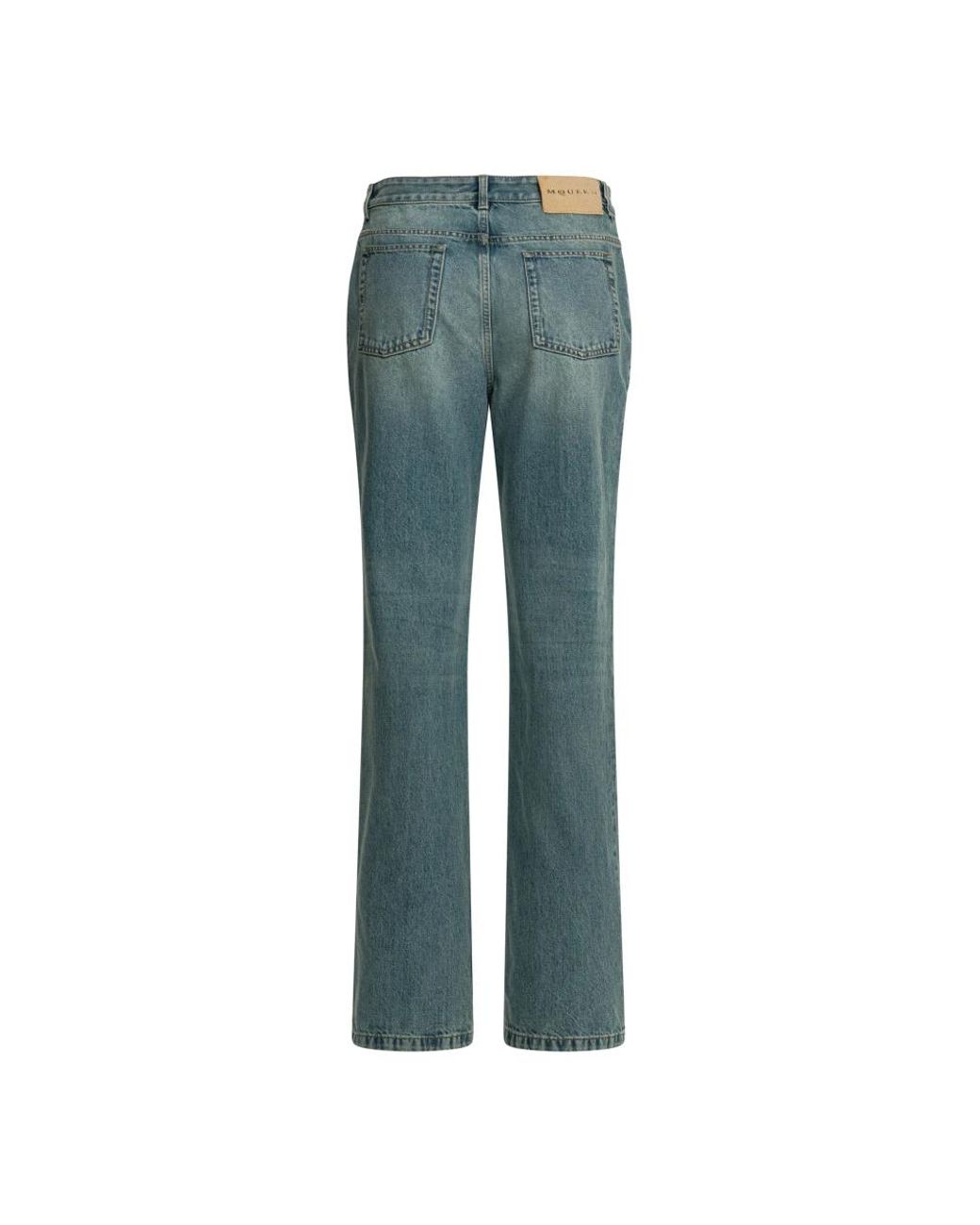 McQueen Blue Straight Jeans