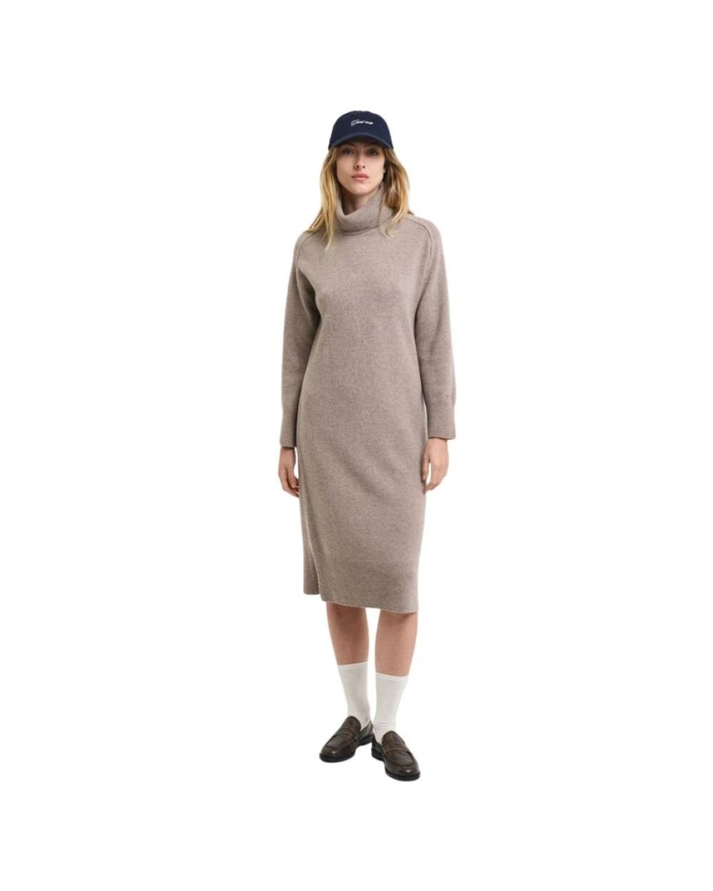 Gant Gray Knitted Dresses