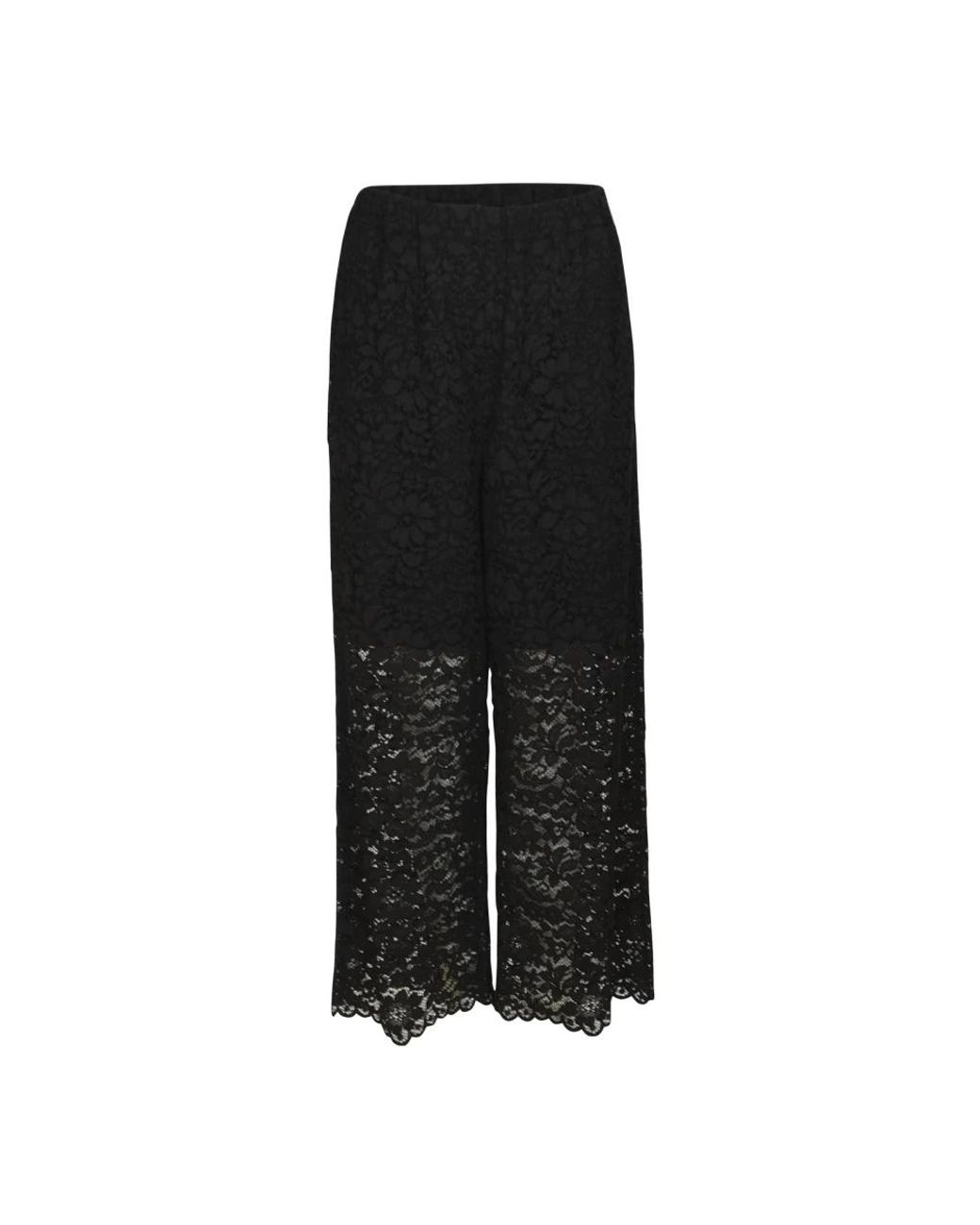 Simonetta Ravizza Black Wide Trousers