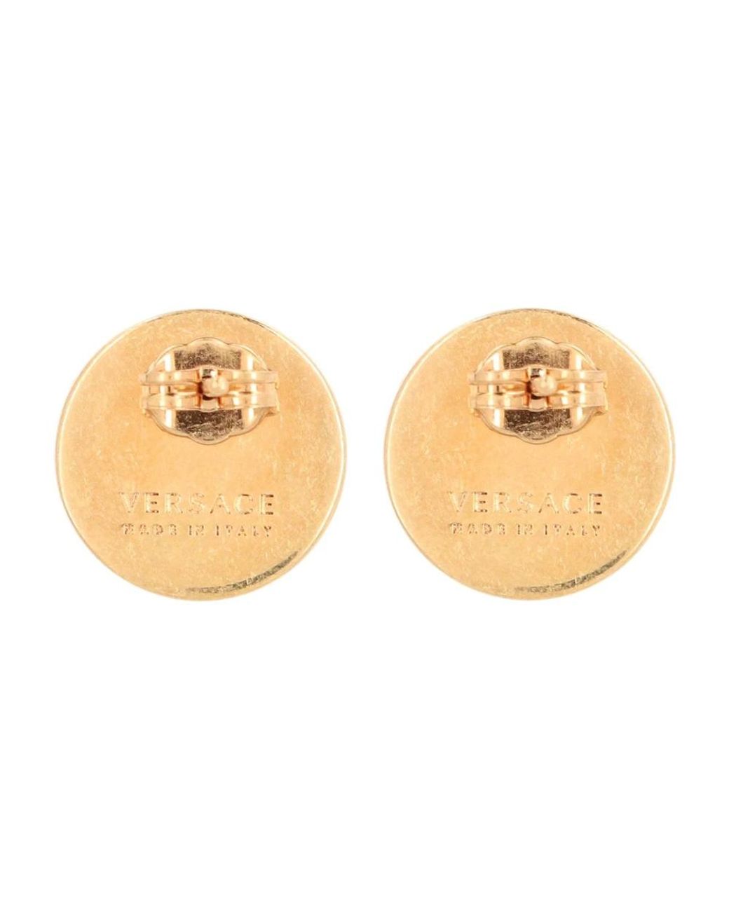 Versace Metallic Earrings