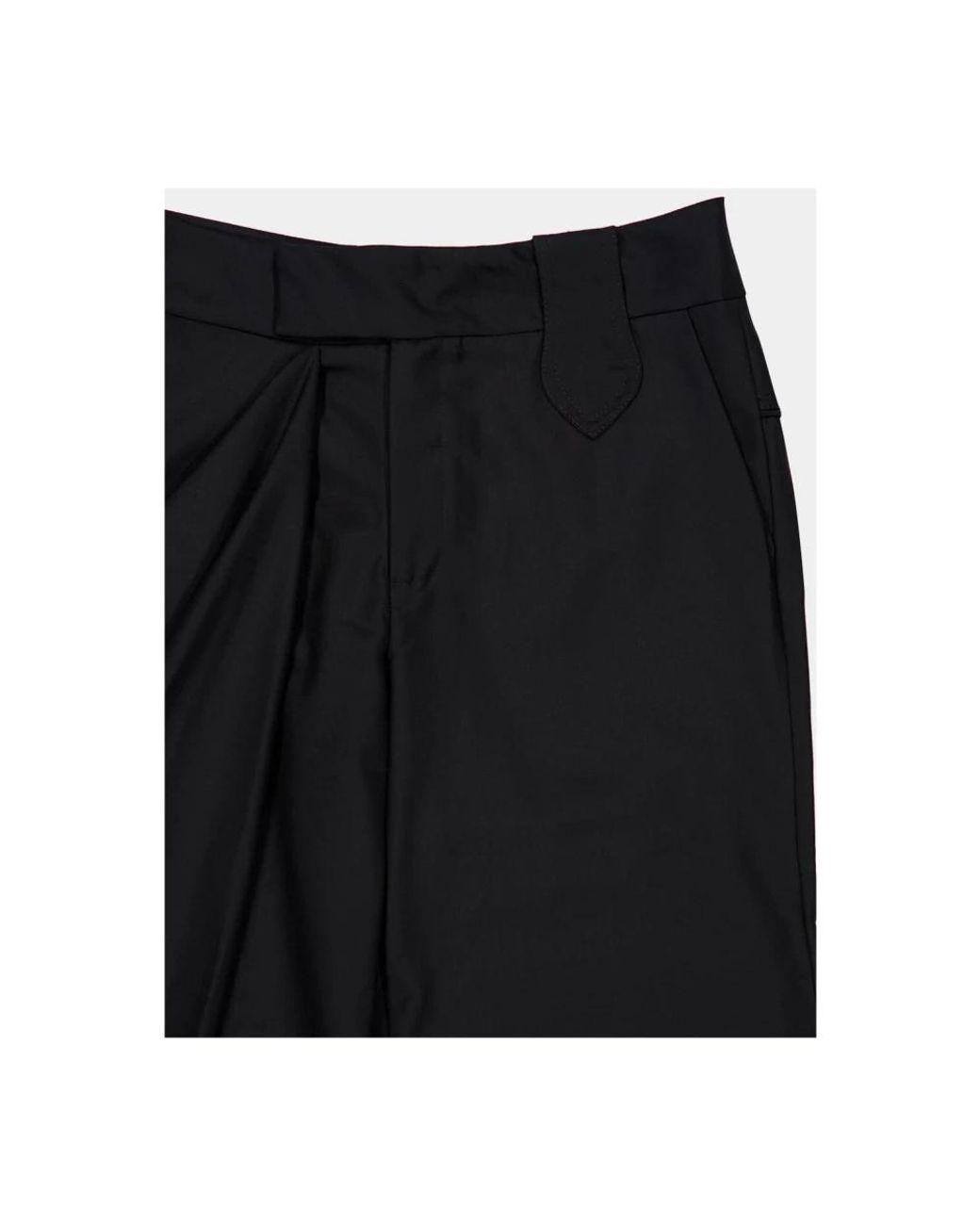 Johanna Ortiz Black Wide Trousers