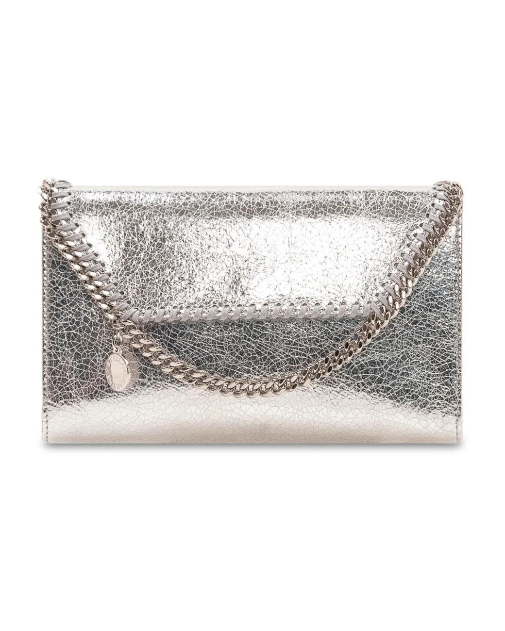 Stella McCartney Metallic Falabella Wallet