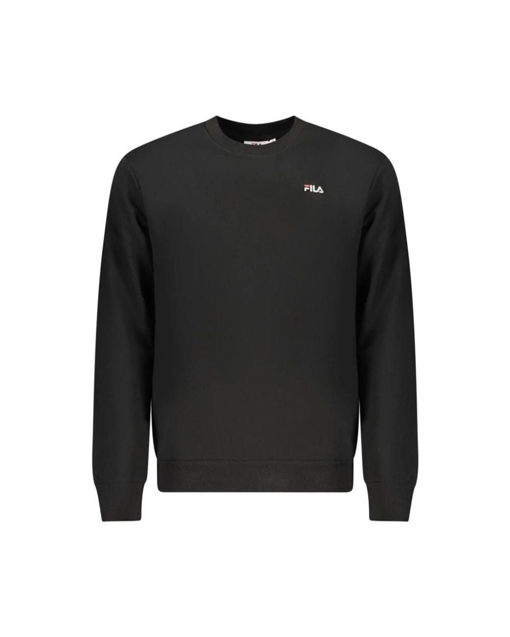 Fila Black Organic Cotton Men Sweatshirt for men