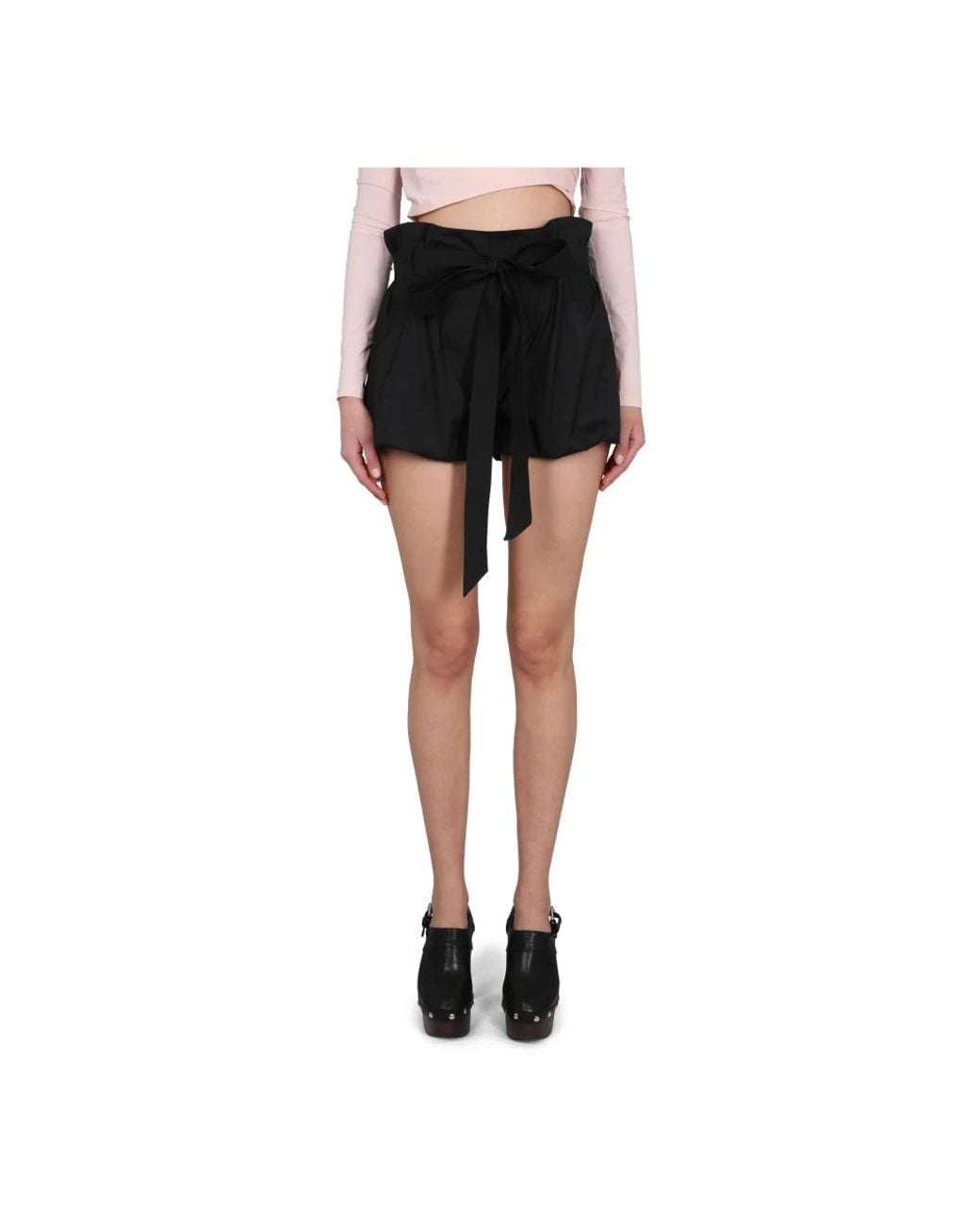 Philosophy Di Lorenzo Serafini Black Short Shorts
