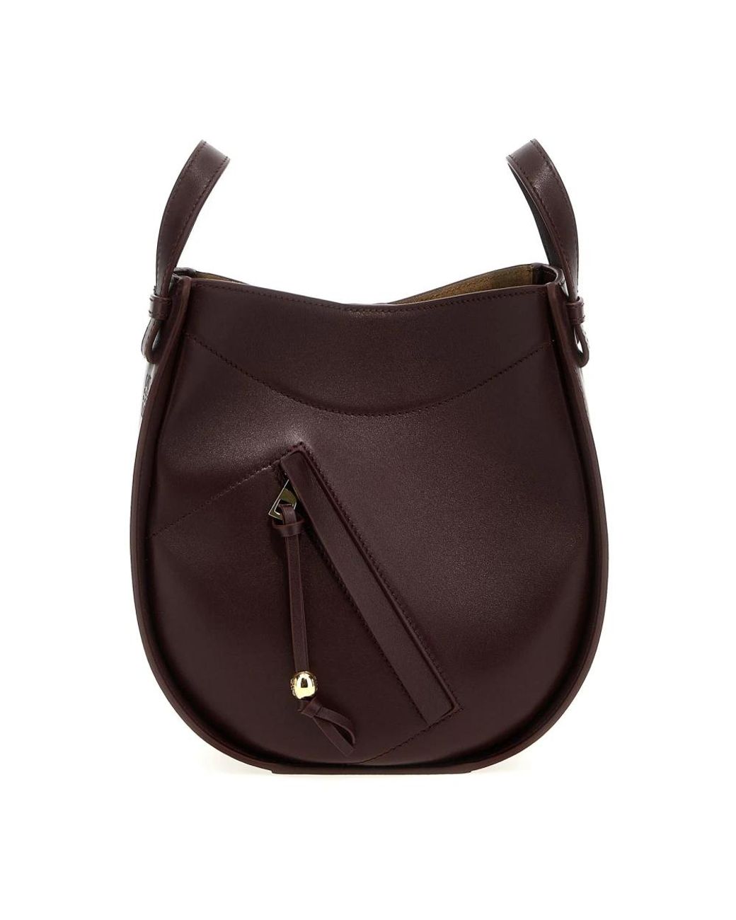 Loewe Brown Hammock Slice Hobo Bag
