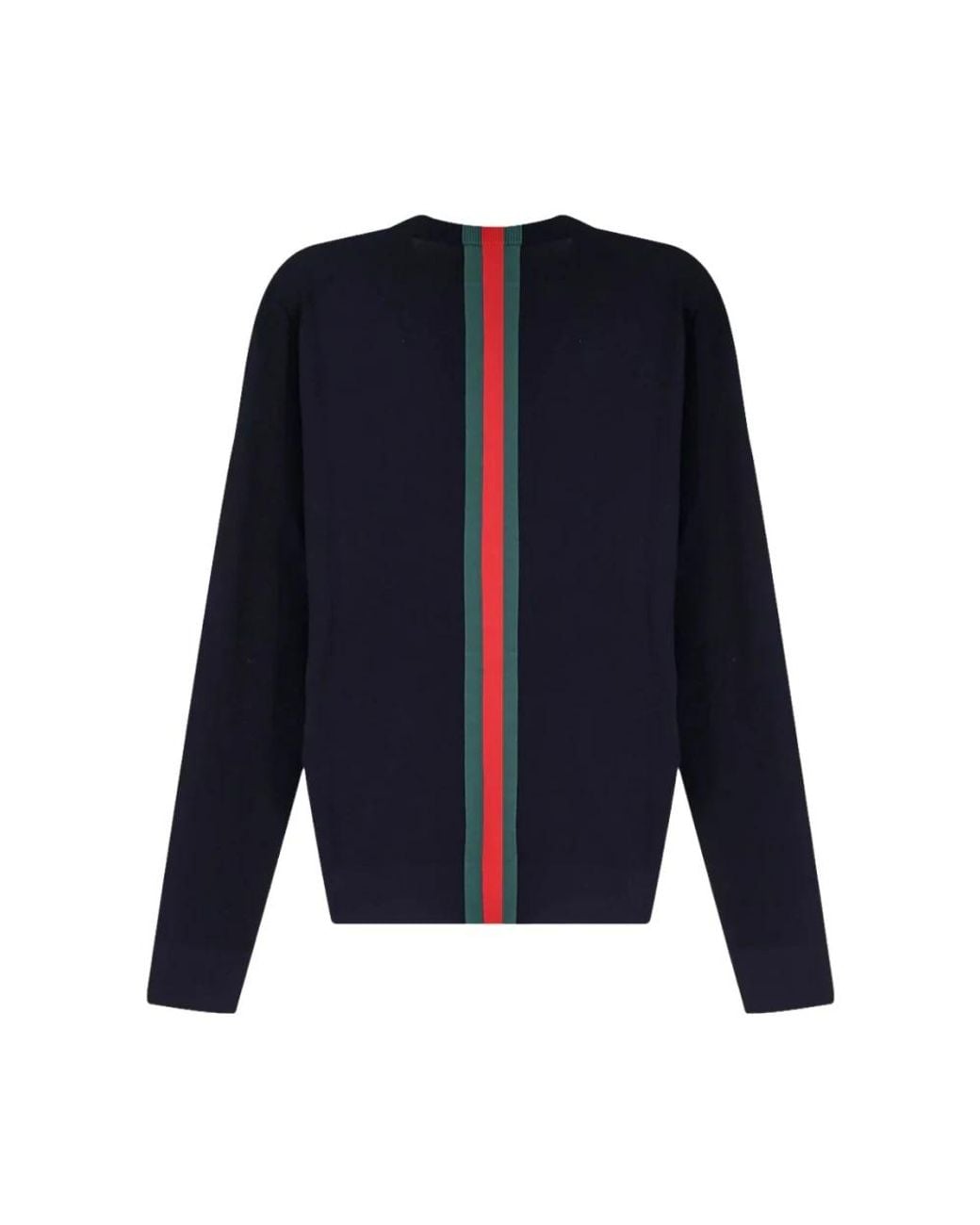 Gucci Blue Round-Neck Knitwear for men