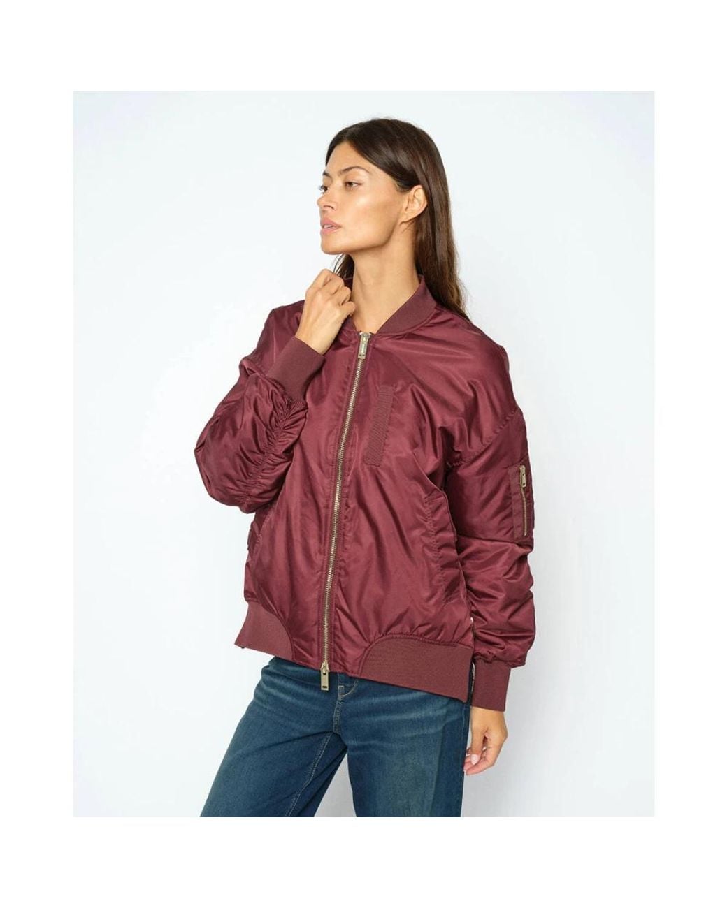 Mos Mosh Red Bomber Jackets