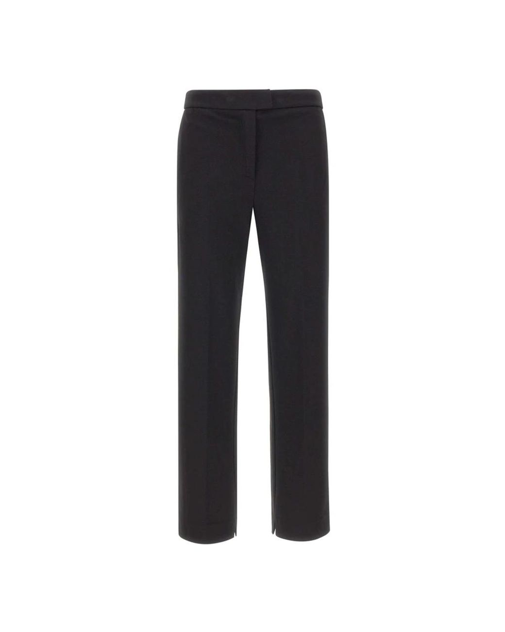 Kaos Straight Broeken in het Black