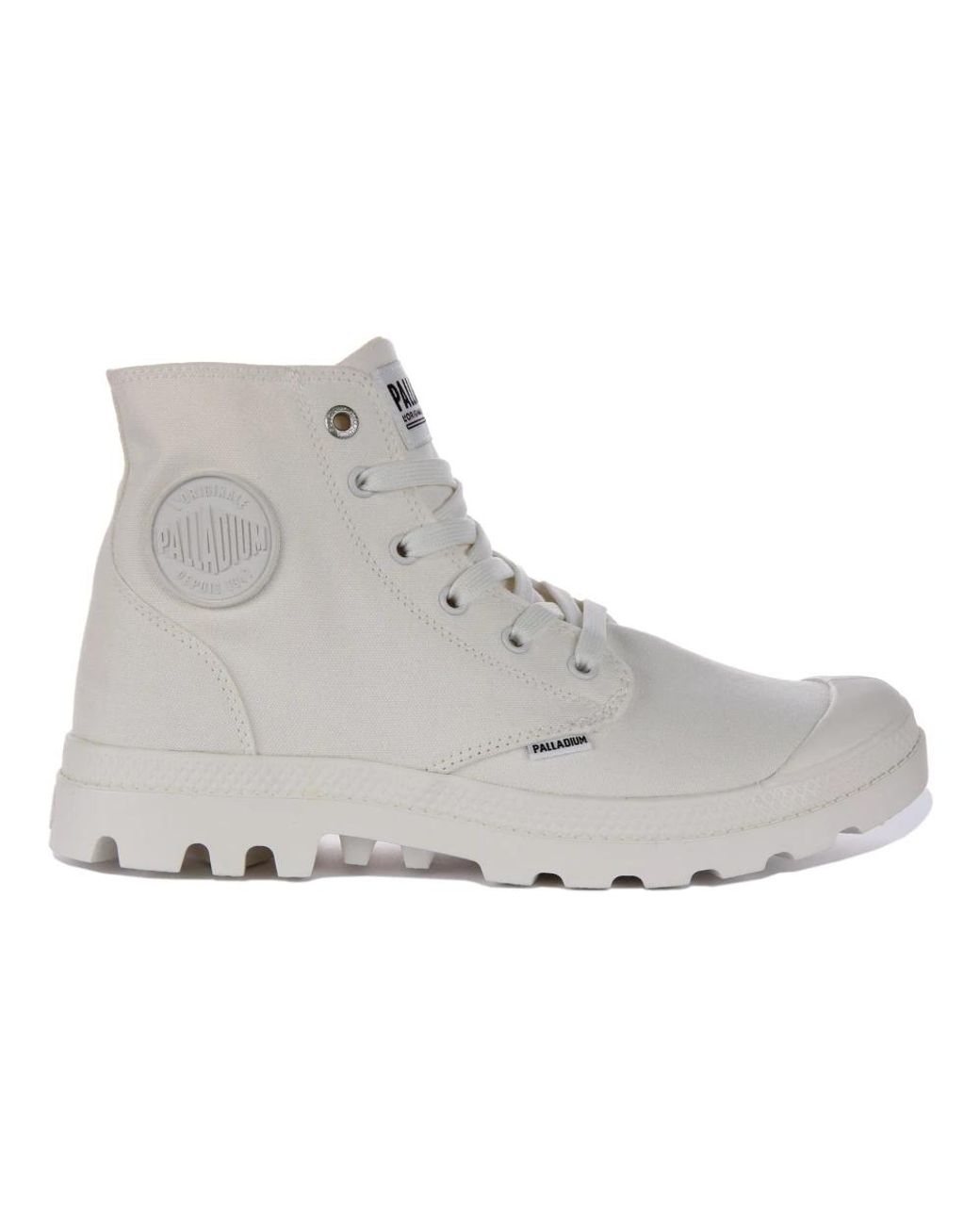Palladium Gray Lace-Up Boots for men