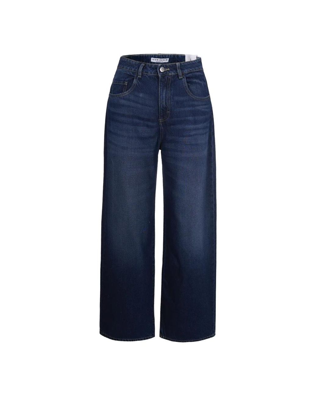 ICON DENIM Blue Wide Jeans