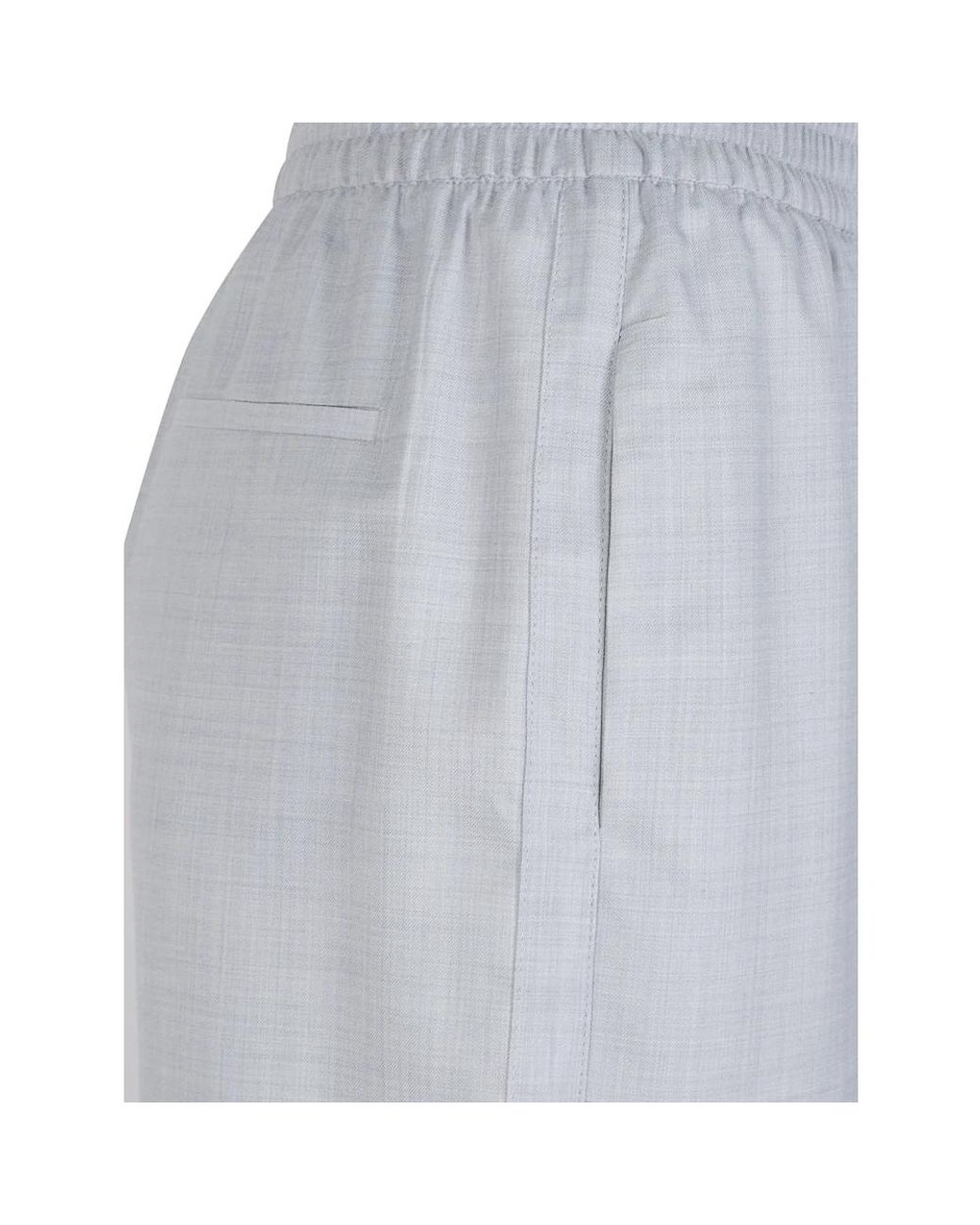 Eleventy Gray Tapered Trousers