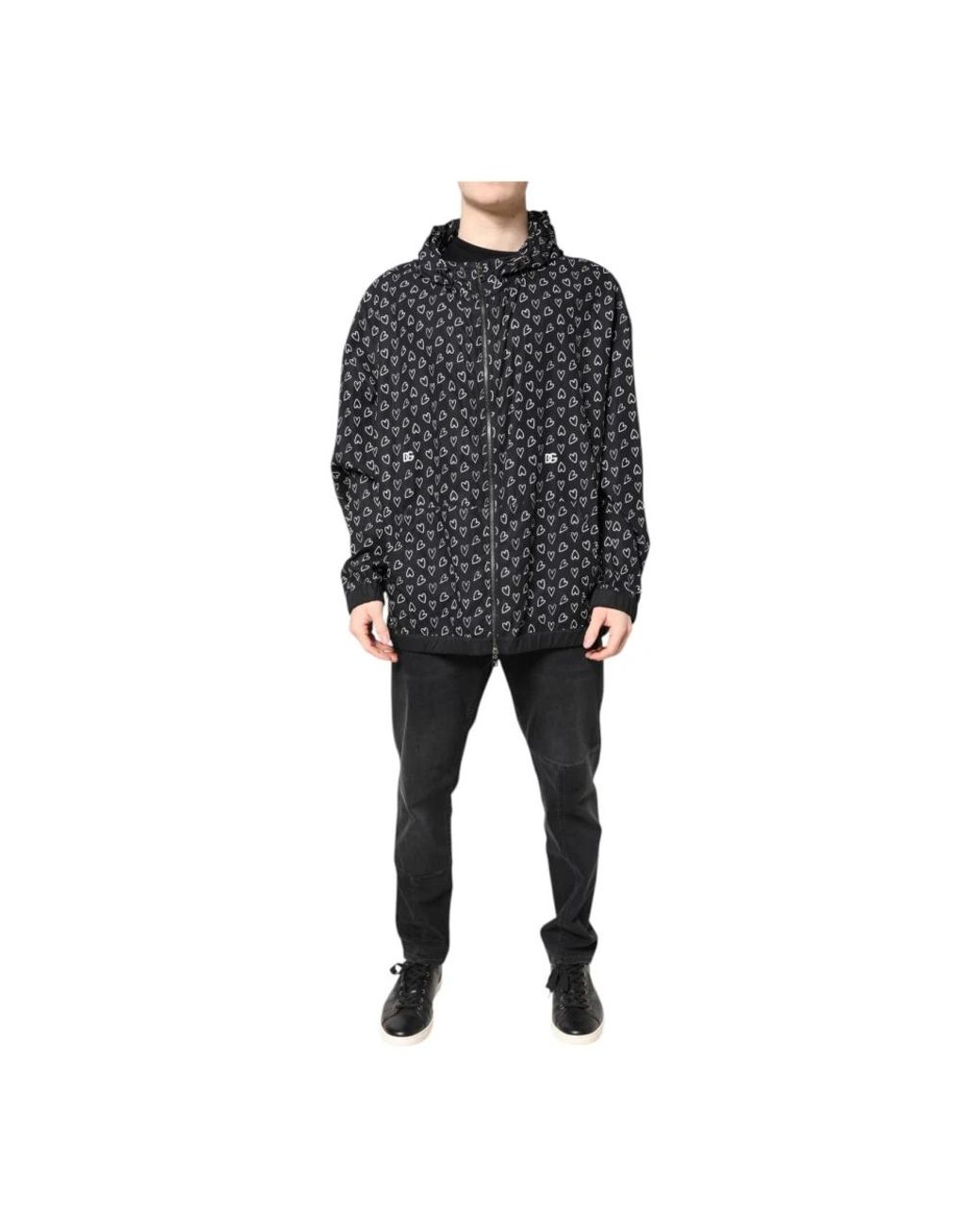 Dolce & Gabbana Black Light Jackets for men