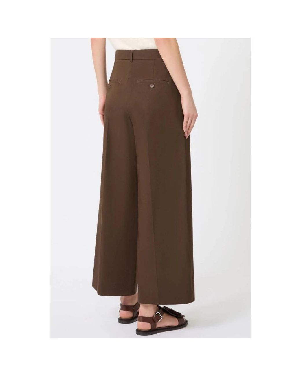 Weekend by Maxmara Brown Wide Trousers