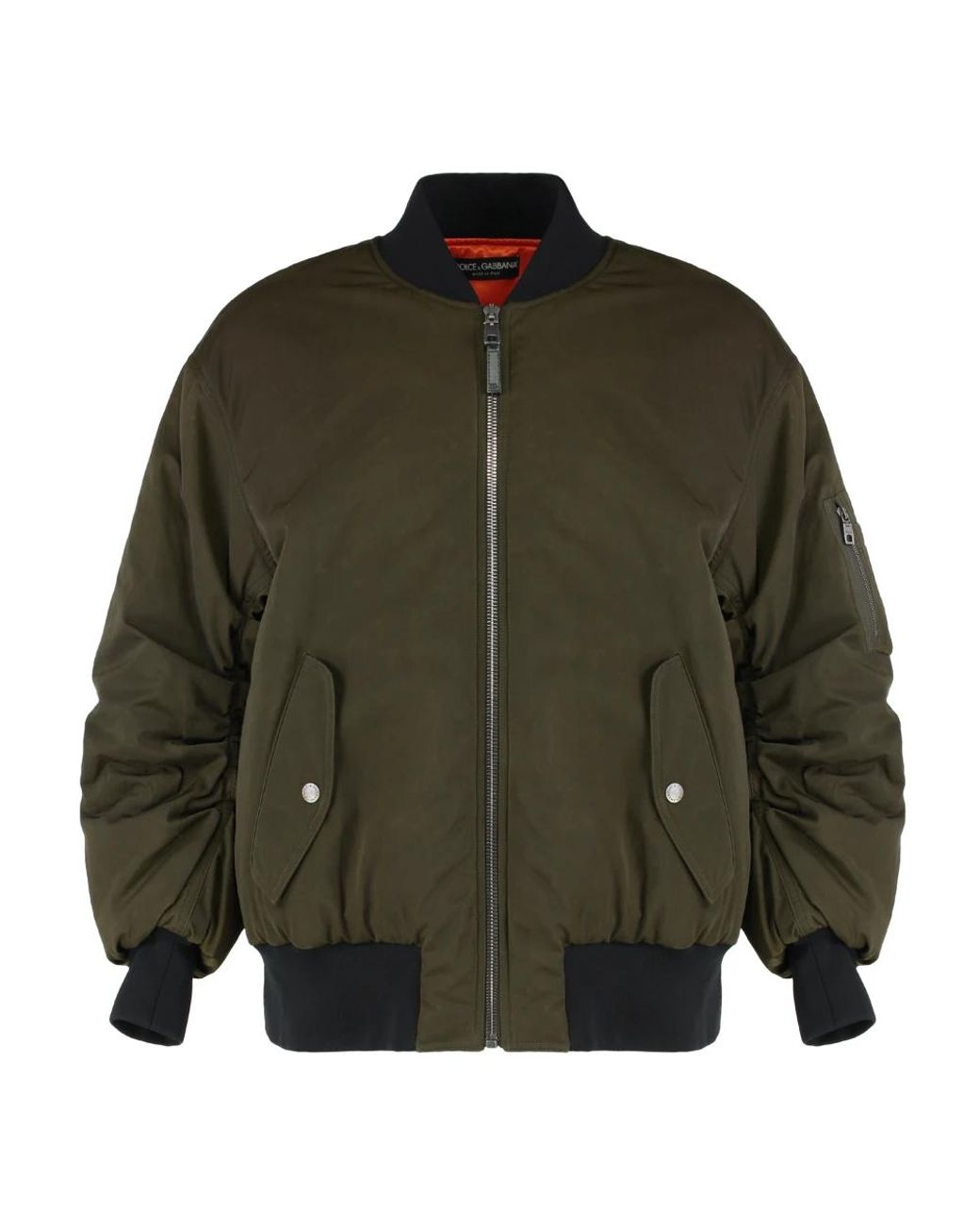 Dolce & Gabbana Oversized Bomberjack in het Green