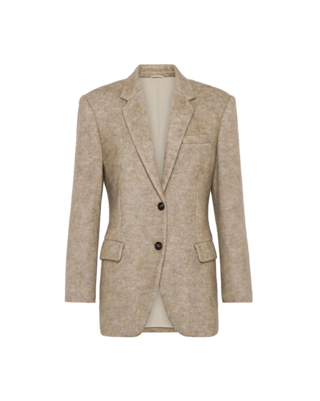 Brunello Cucinelli Natural Blazers