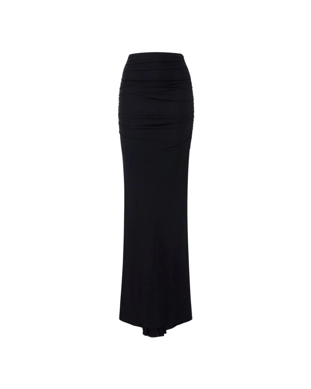 Elisabetta Franchi Black Maxi Skirts