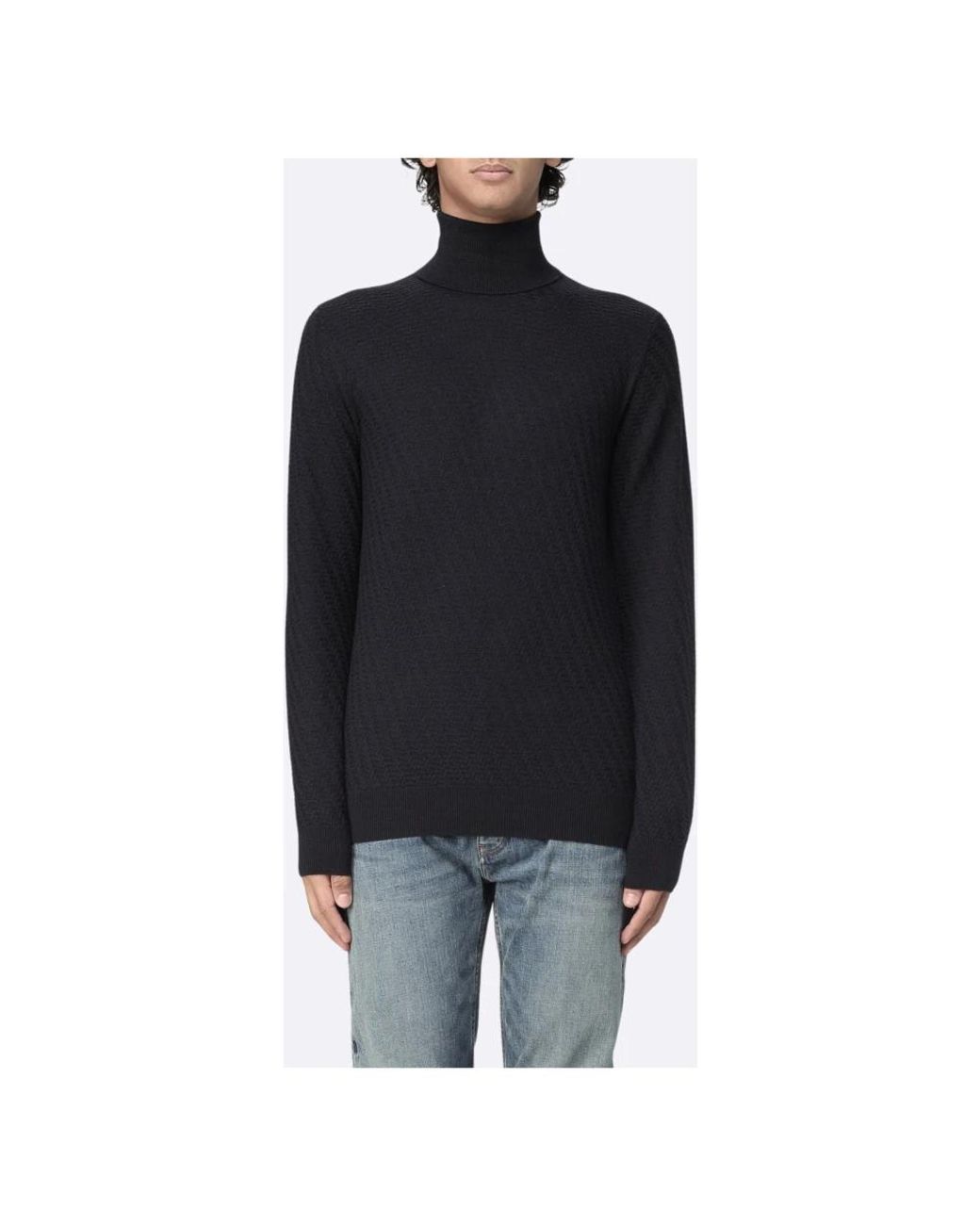 Paolo Pecora Blue Turtlenecks for men