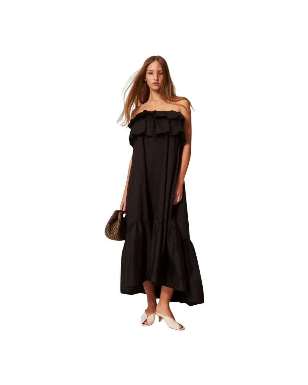 Twinset Black Maxi Dresses