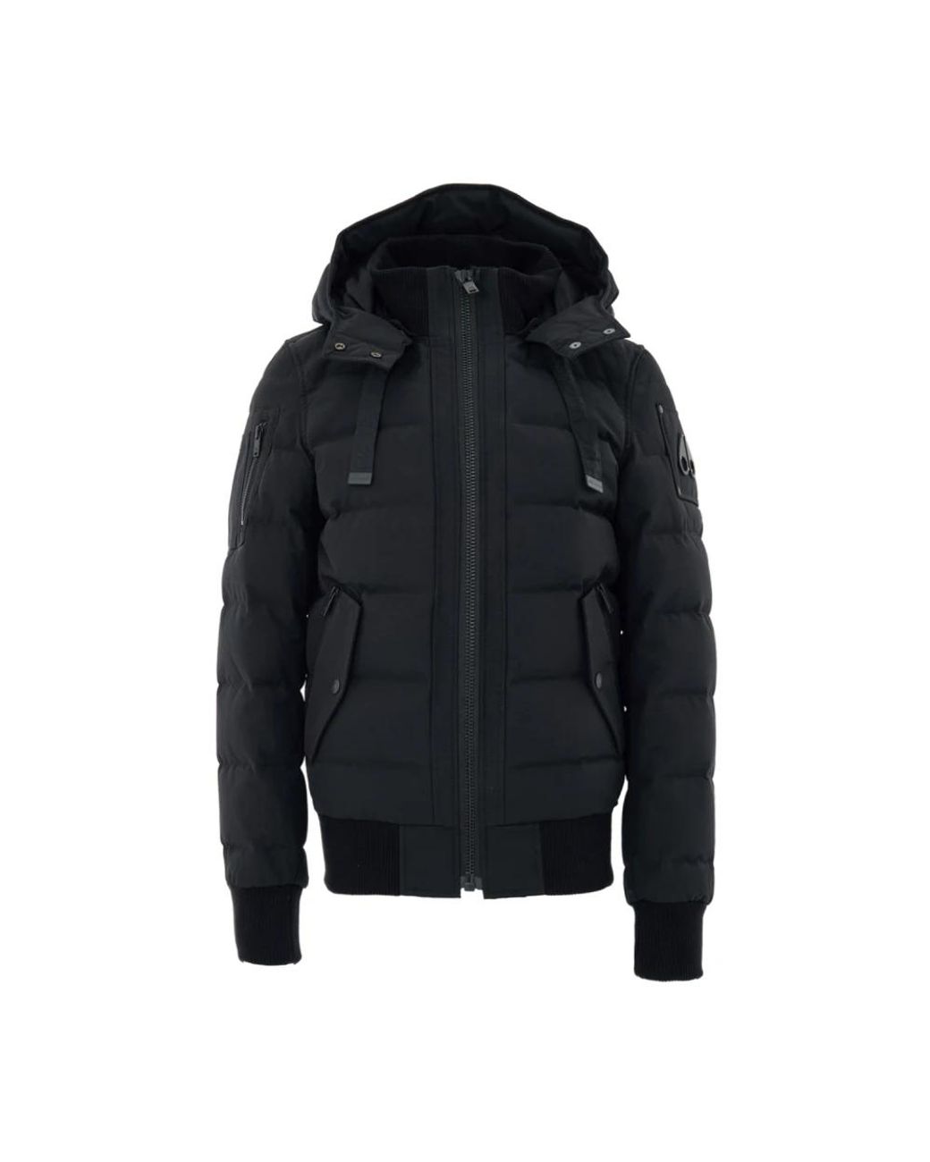 Moose Knuckles Black Winter Jackets