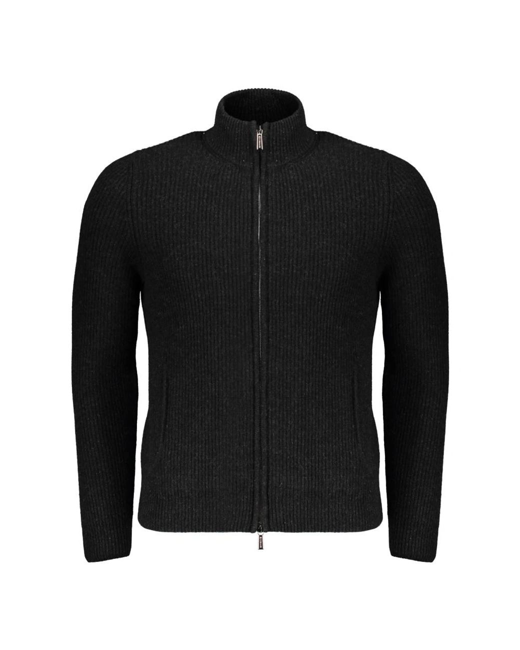 Moorer Black Cashmere Knitwear for men