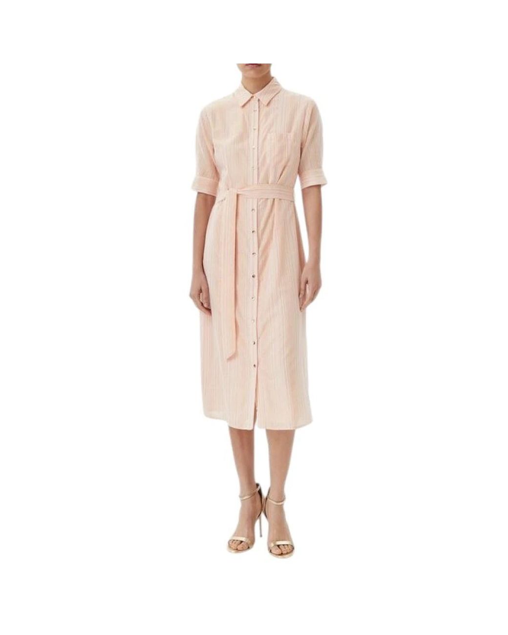 Fracomina Pink Shirt Dresses