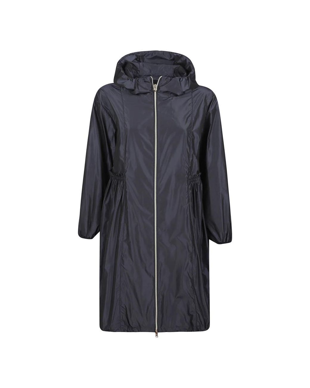 Herno Parka Met Ruches in het Blue