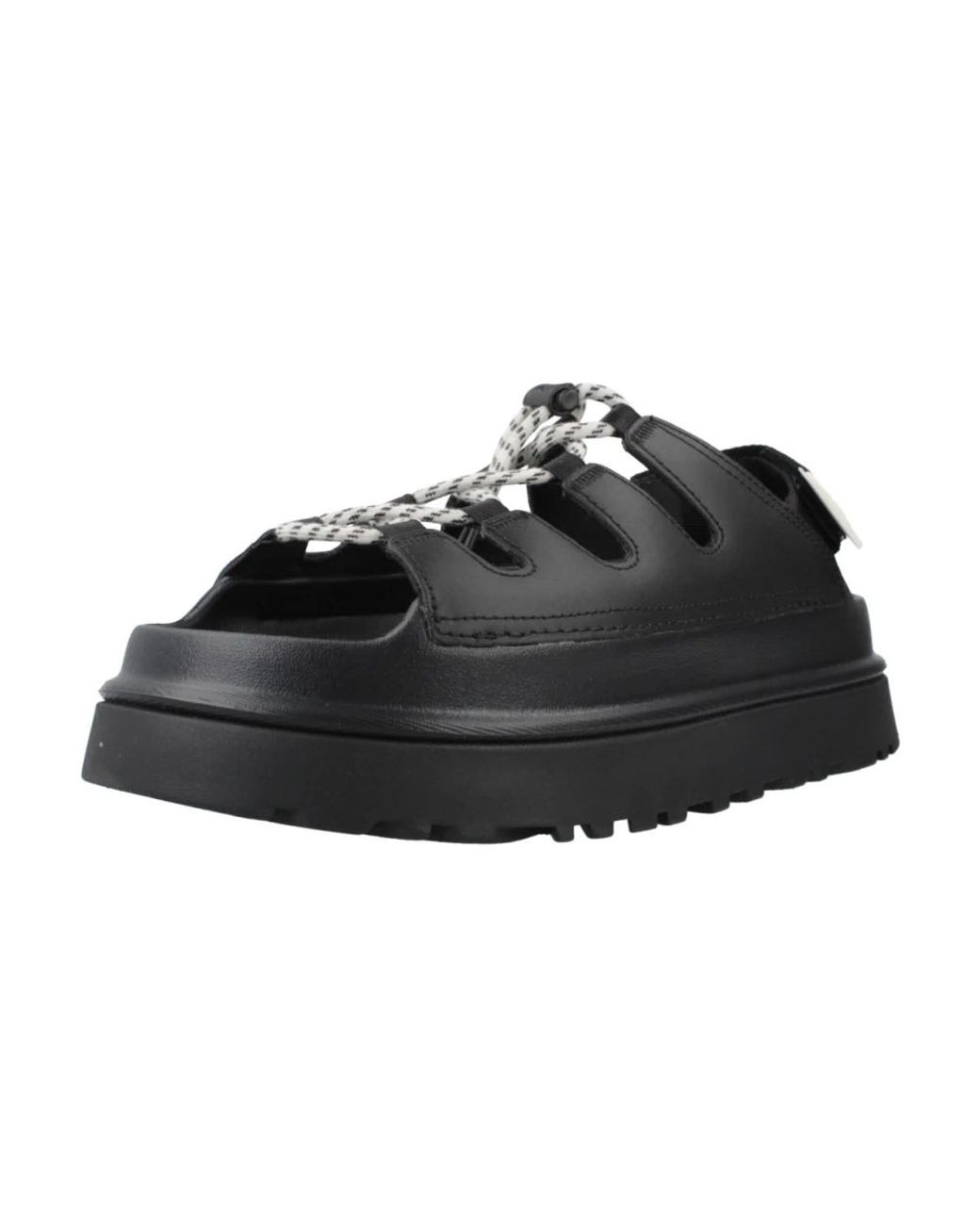 Flat Sandals Ugg de color Black