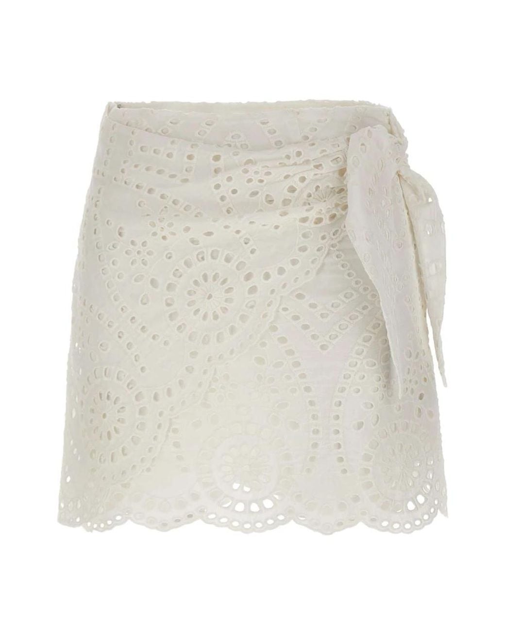 Mc2 Saint Barth White Short Skirts