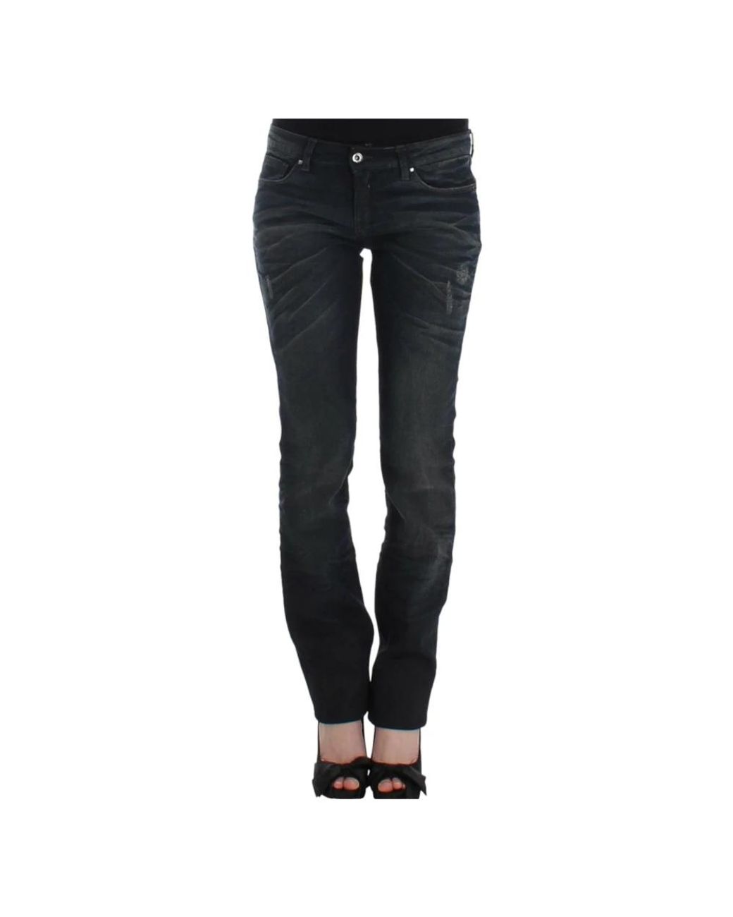 CoSTUME NATIONAL Black Slim-Fit Jeans
