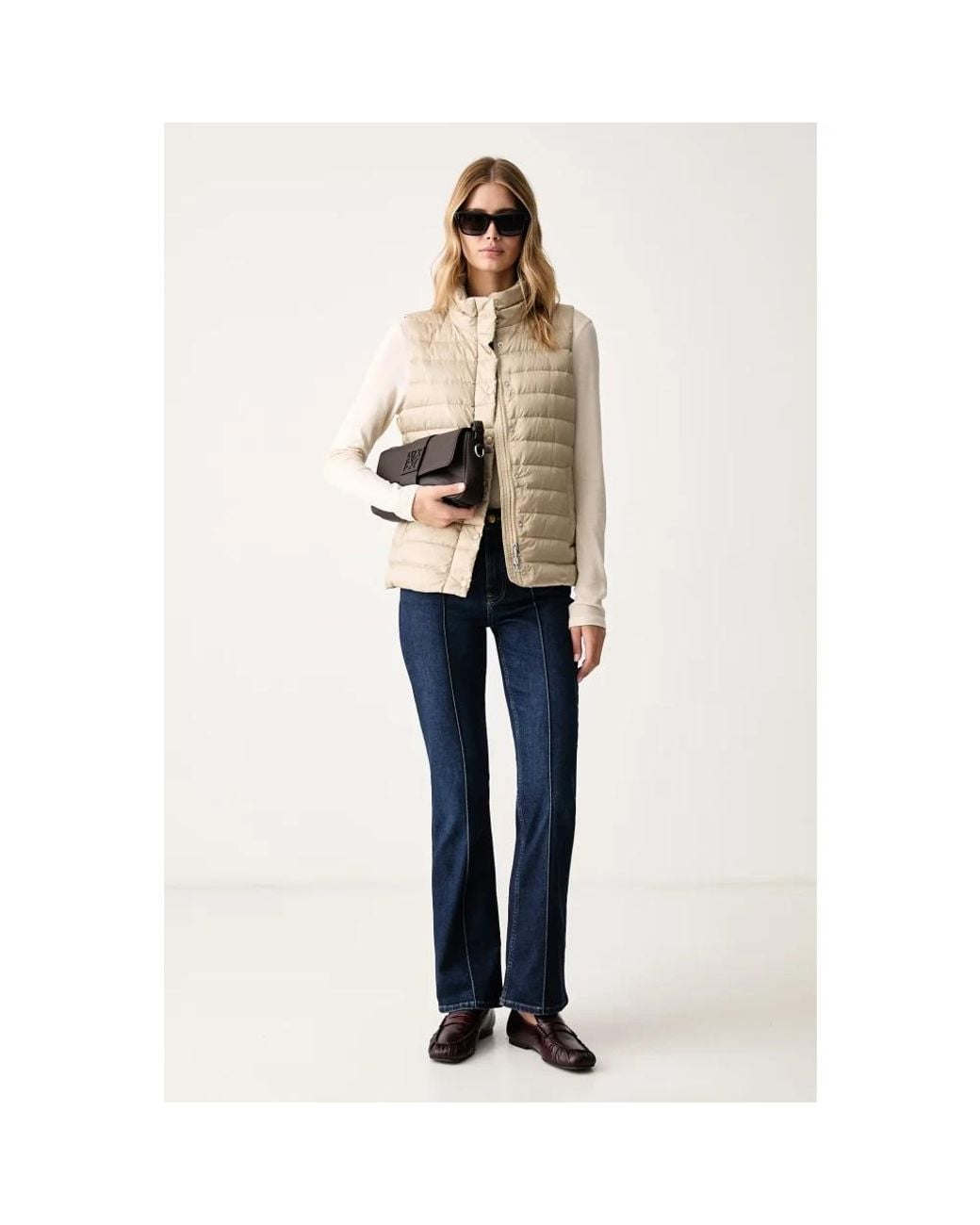 Vests Gant de color Natural