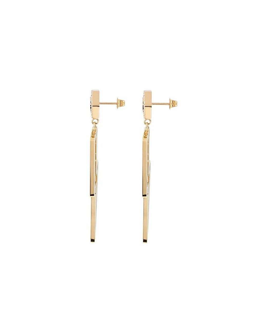 Earrings Philipp Plein en coloris Metallic