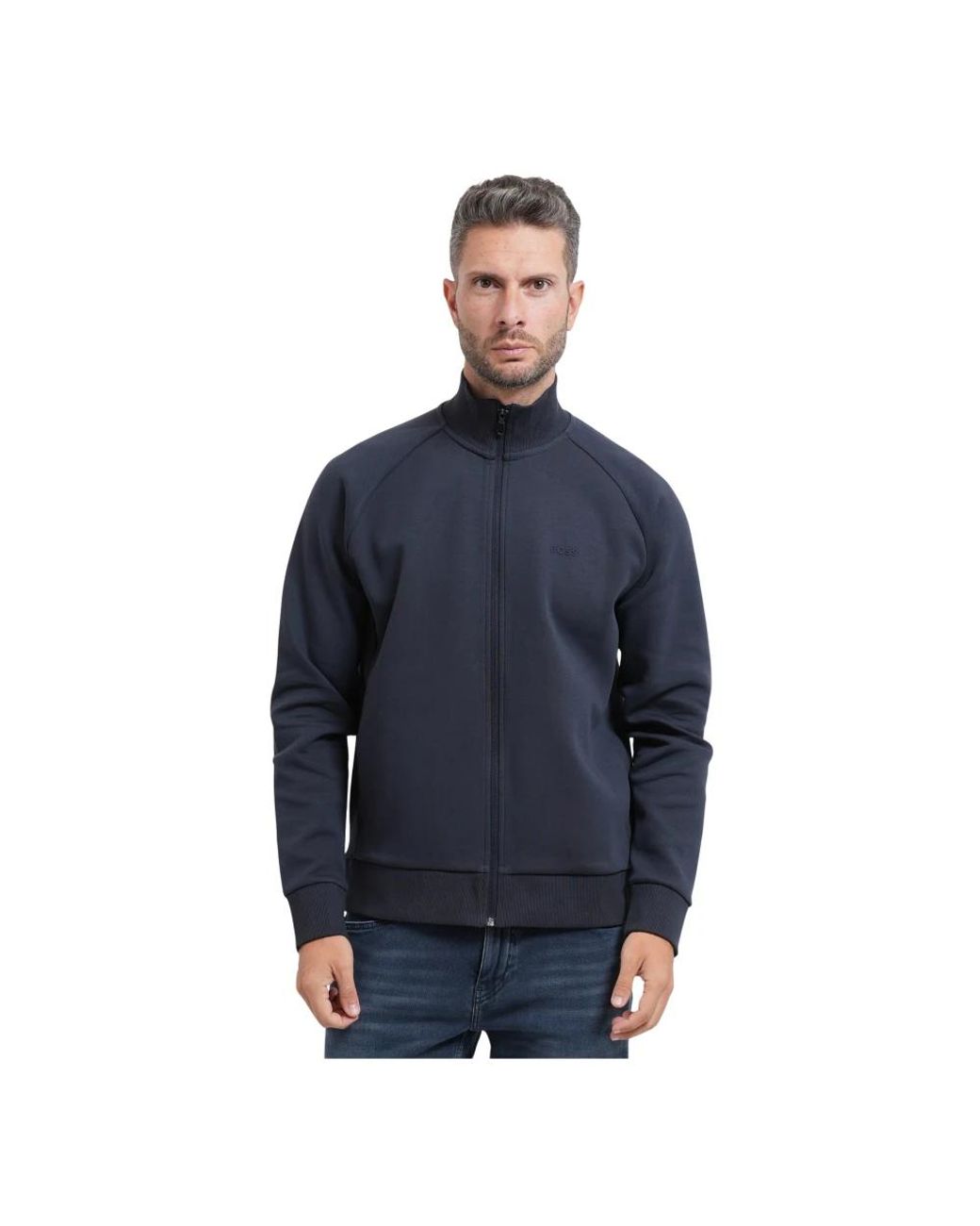 Boss Blue Zip-Throughs for men