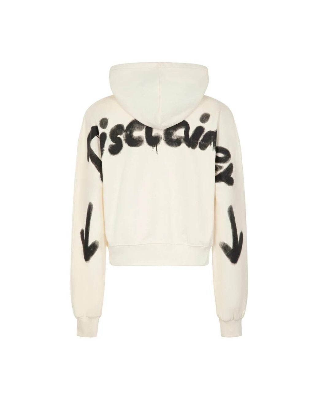 DISCLAIMER White Hoodies