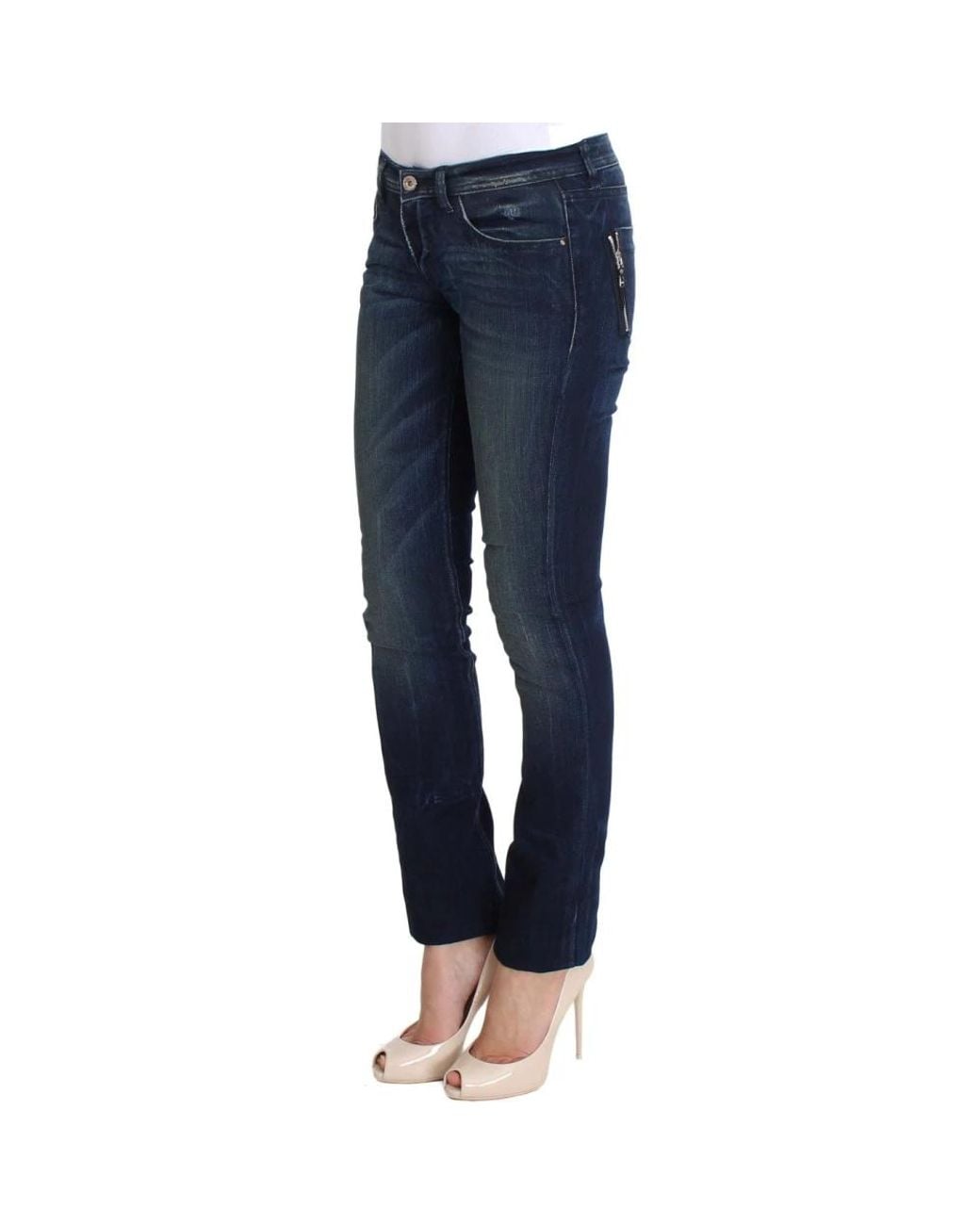 CoSTUME NATIONAL Blue Slim Fit Jeans