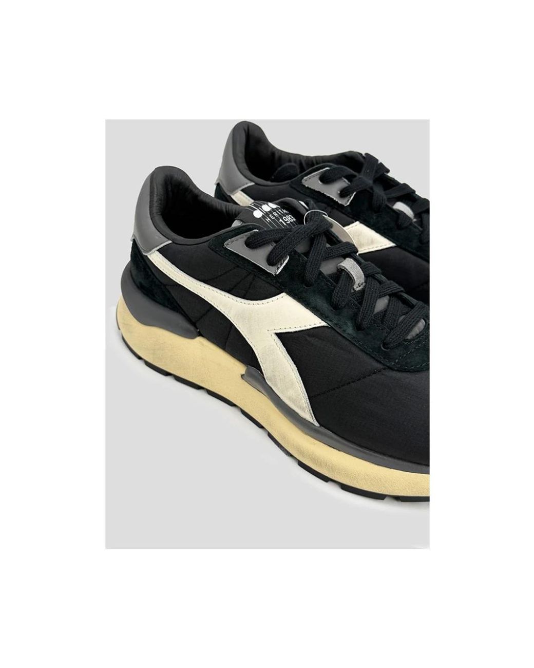 Diadora Black Sneakers for men