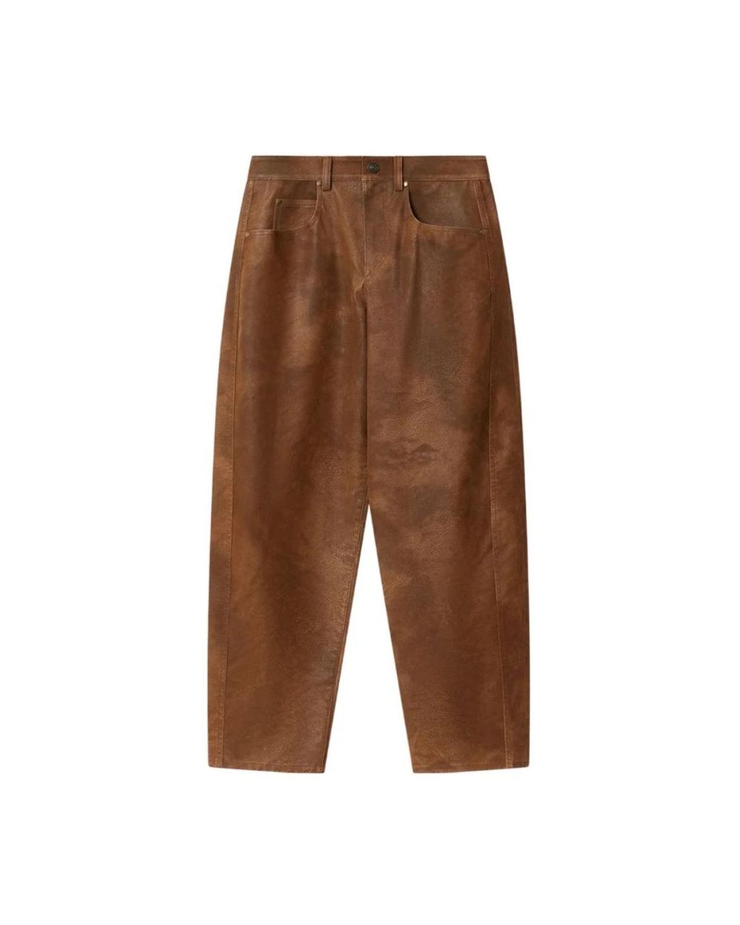 Isabel Marant Brown Straight Trousers