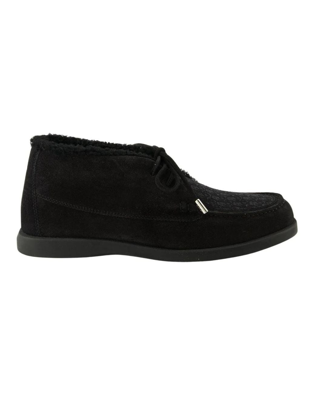 Dior Black Lace-Up Boots for men