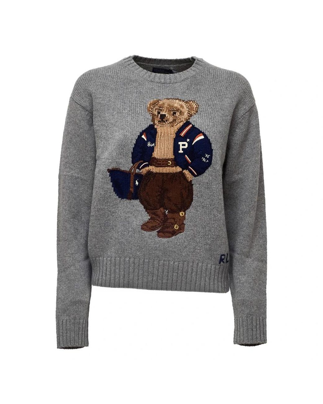 Polo Ralph Lauren Gray Round-Neck Knitwear