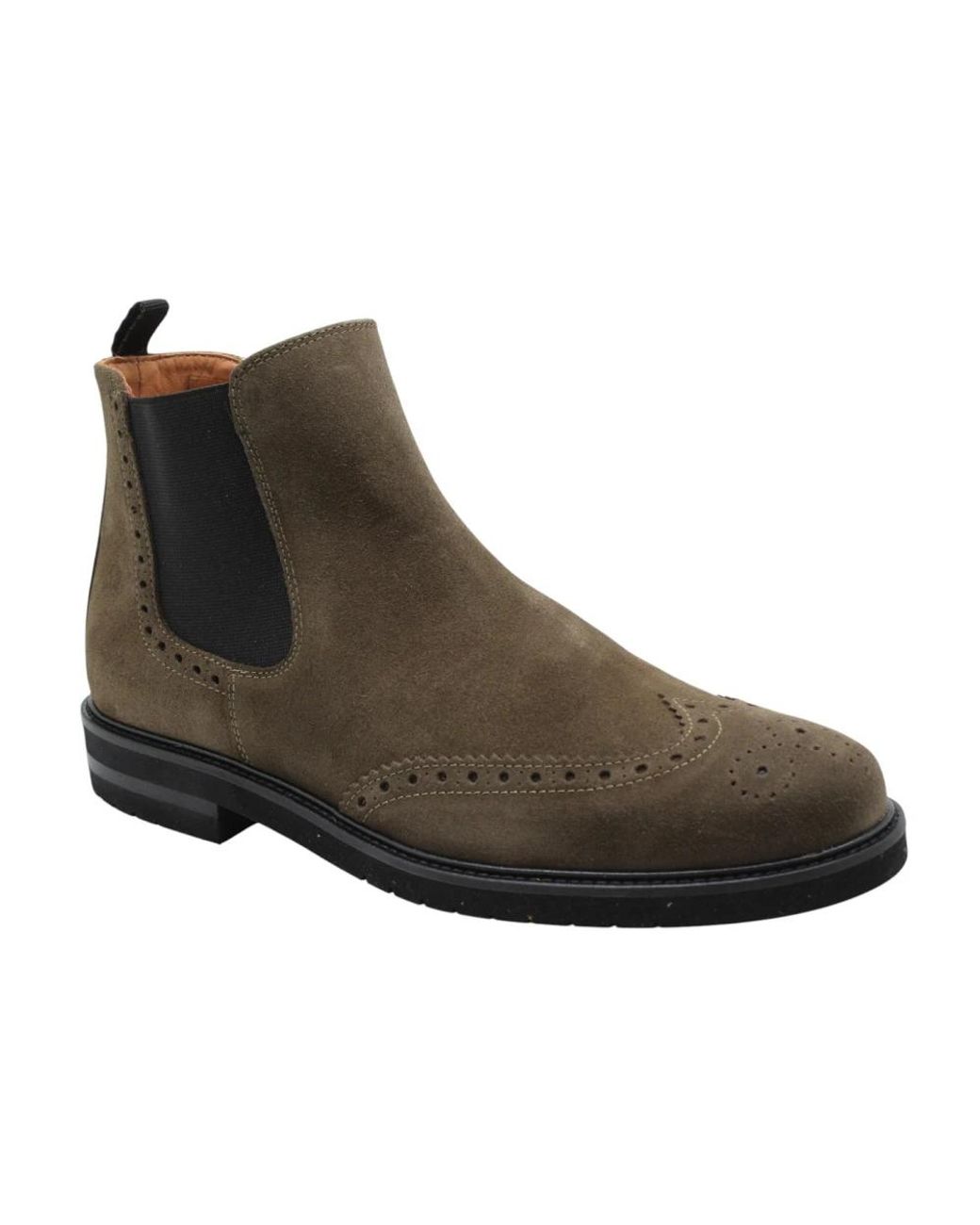 CTWLK Brown Chelsea Boots for men