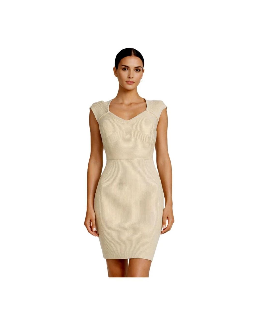 Boss Natural Knitted Dresses