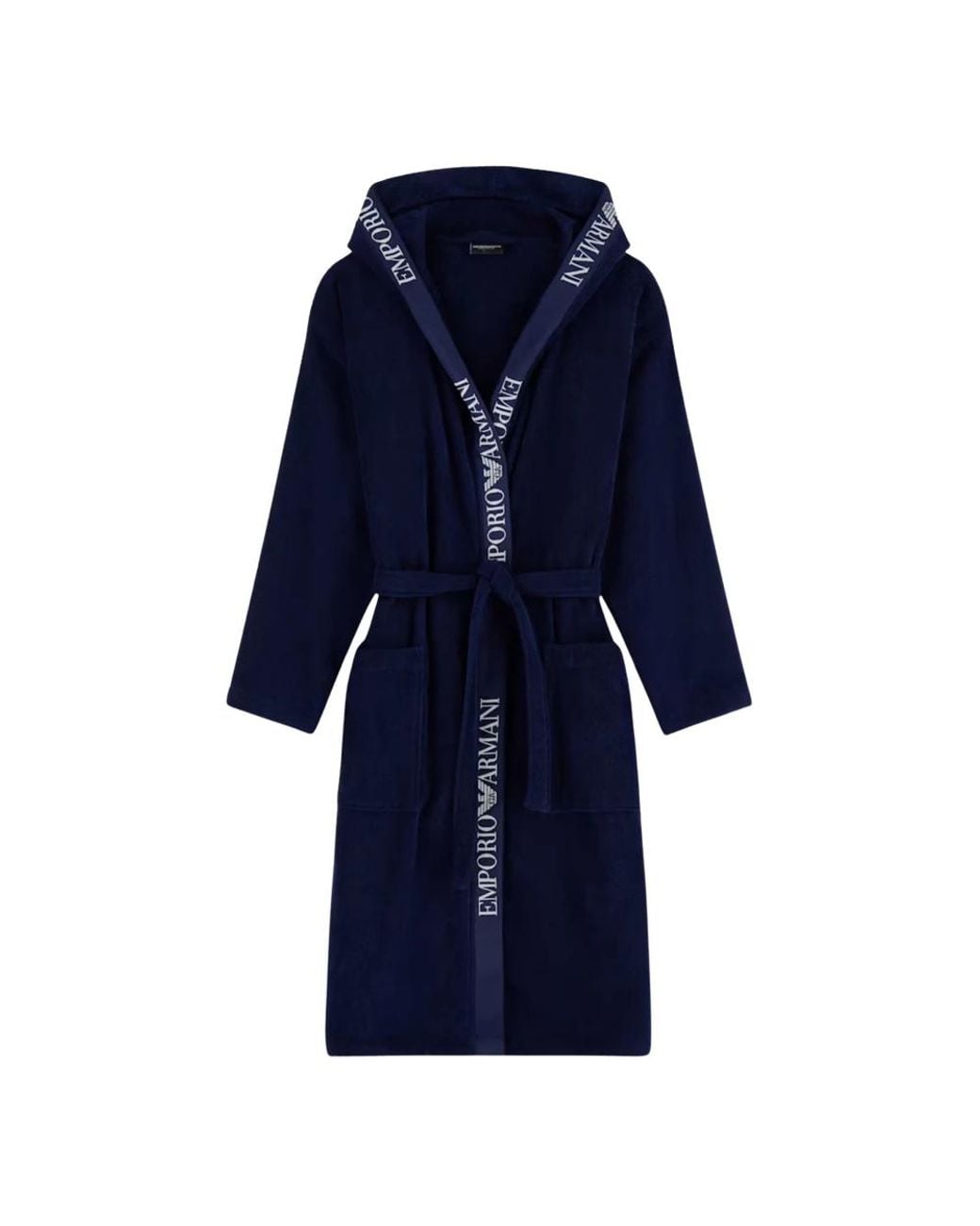 Emporio Armani Blue Robes for men