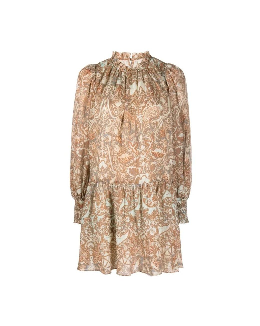 Ulla Johnson Natural Short Dresses