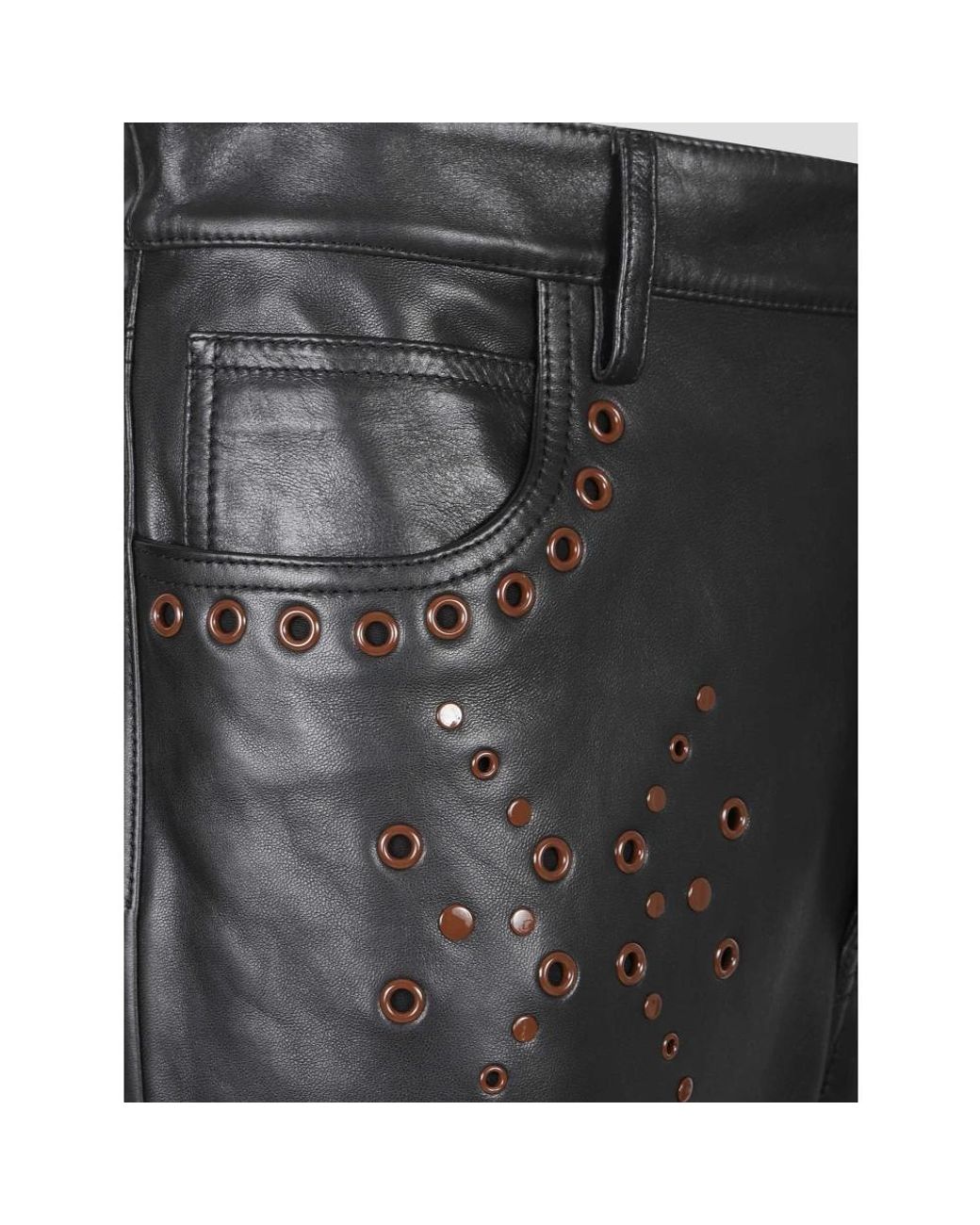 Leather Trousers Marni pour homme en coloris Gray