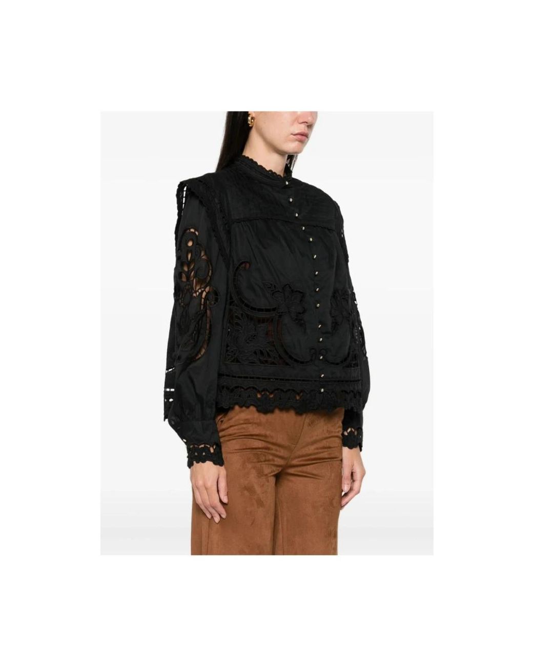 Farm Rio Black Blouses