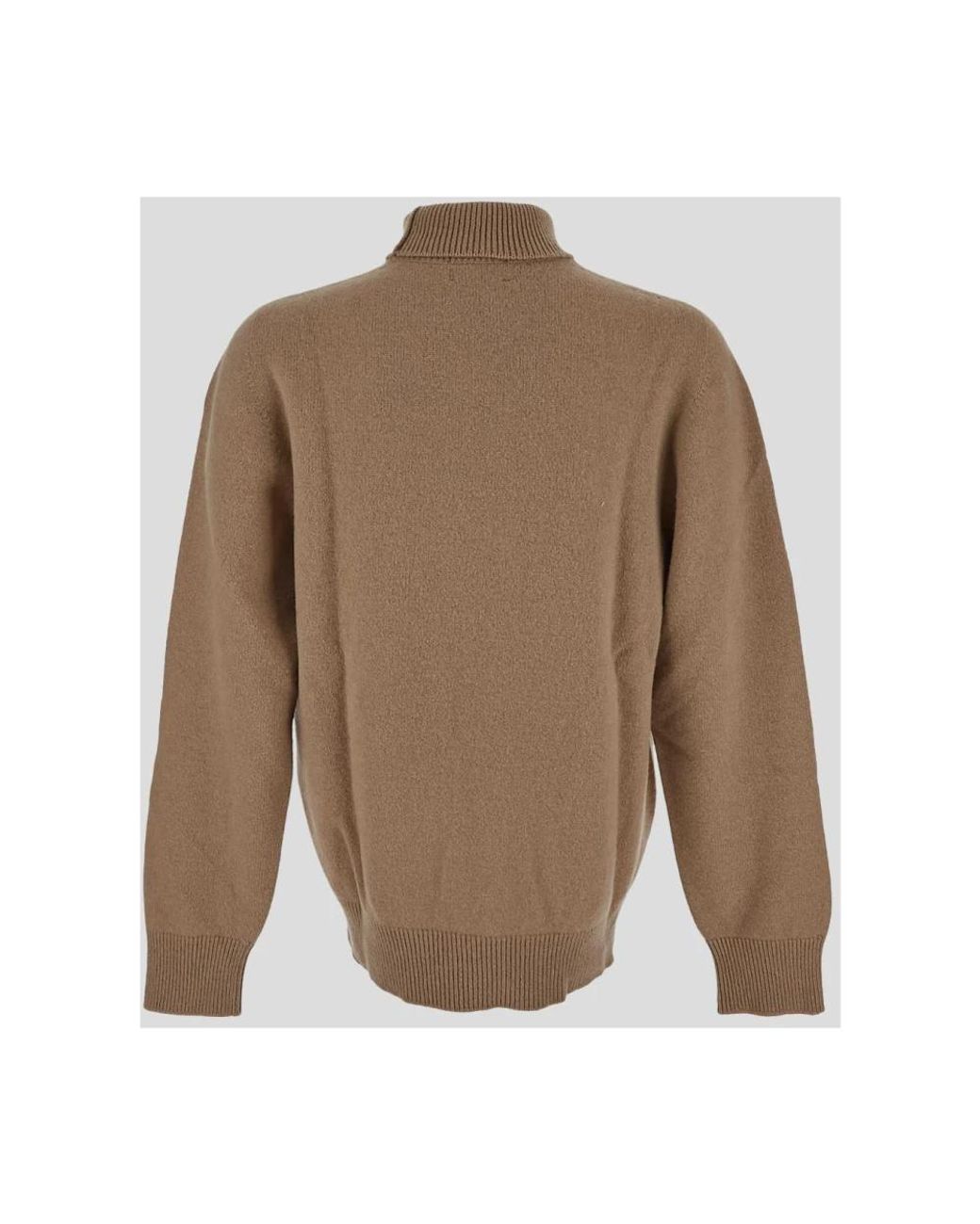 Laneus Brown Turtlenecks for men