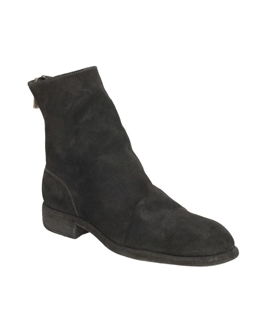 Guidi Black Ankle Boots for men