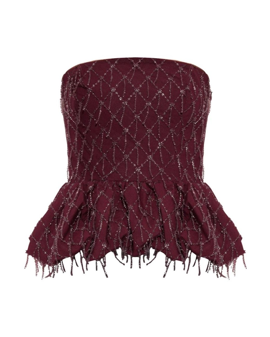 ROTATE BIRGER CHRISTENSEN Purple Sleeveless Tops
